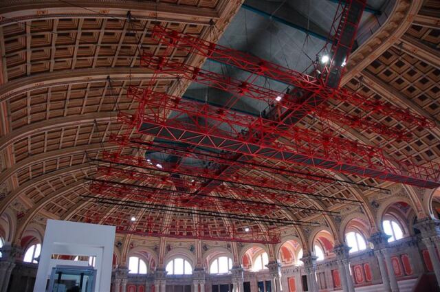 Ceiling of Catalunya museum center