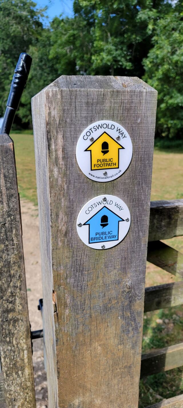 Cotswold Way markers