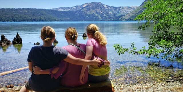 Kathy, LeAnn, and Kiersten - Fallen Leaf Lake