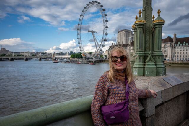 Kathy and the London Eye
