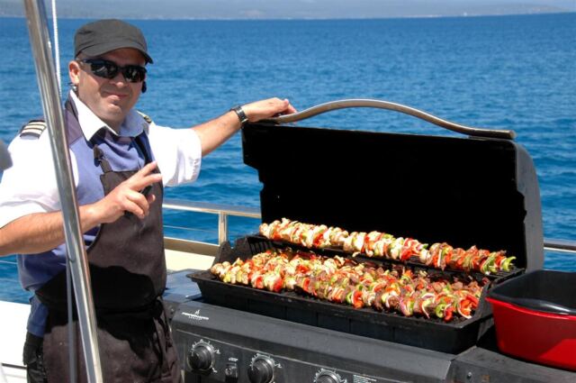 Miguel and the yummy food!