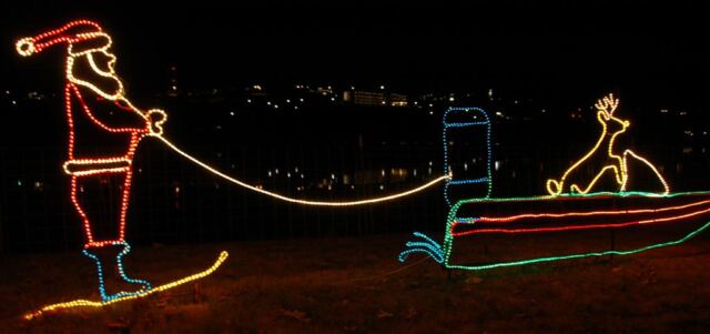 waterski-santa