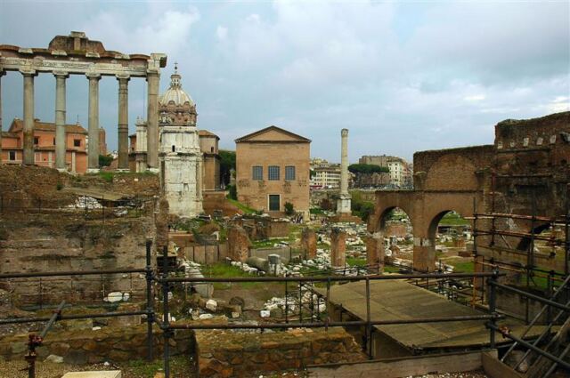 Forum Romanum perspective