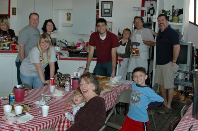 Our group at lunch