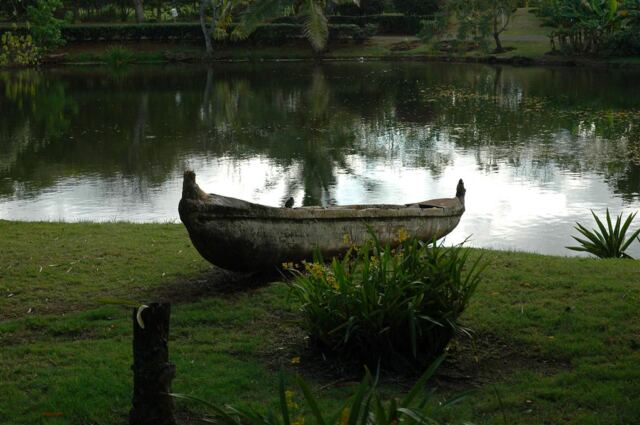 Beached boat