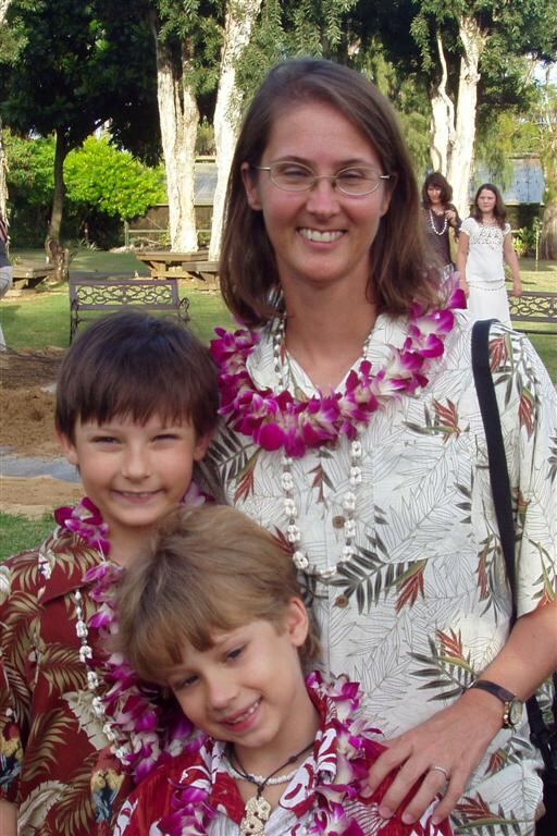 PO - Patti, Matt, and Nick pre-luau