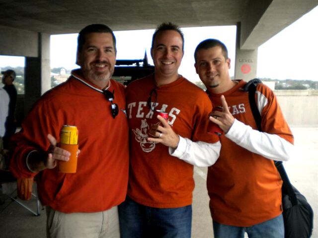 Roger, Matt, and Bart - pregame tailgate