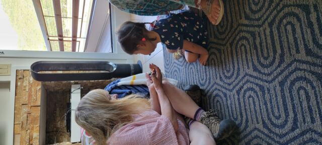 Grandma Bunny and Madi