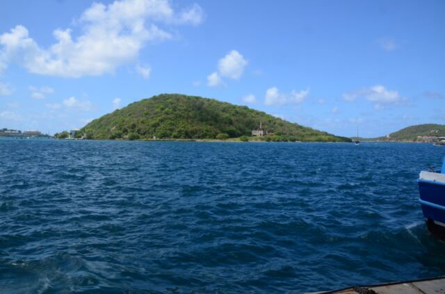Hassel Island across from Charlotte Amalie Harbor