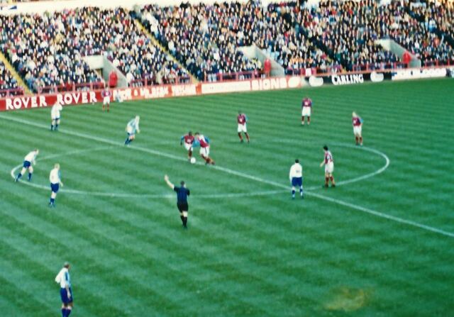 Villa v Middlesbrough kickoff - Nov 1996
