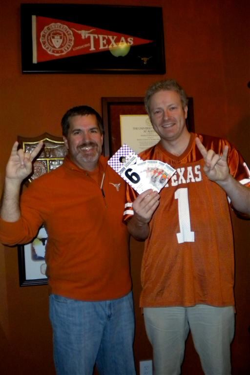Roger and Julian - heading to pregame tailgate