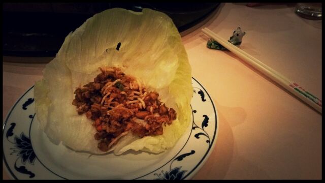 Lettuce wraps at Mr. Chan's