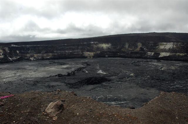 Bottom of Halema'uma'u crater