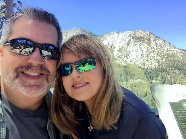 Roger and Kathy - Emerald Bay overlook
