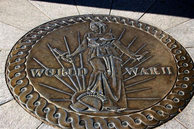 wwii seal at memorial