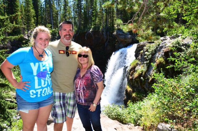 Mel, Roger, and Kathy - Moose Falls