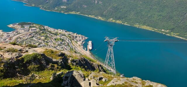 Andalsnes - Fjords views from atop Nesaksla Mountain 01