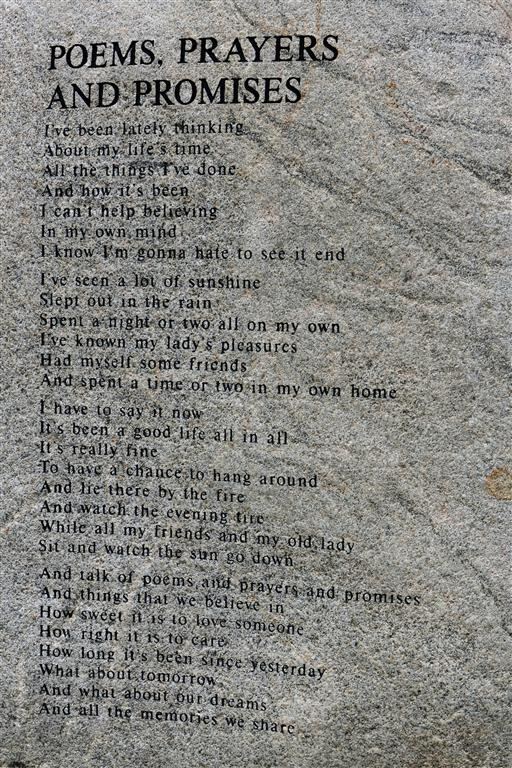 Poems, Prayers, and Promises lyrics