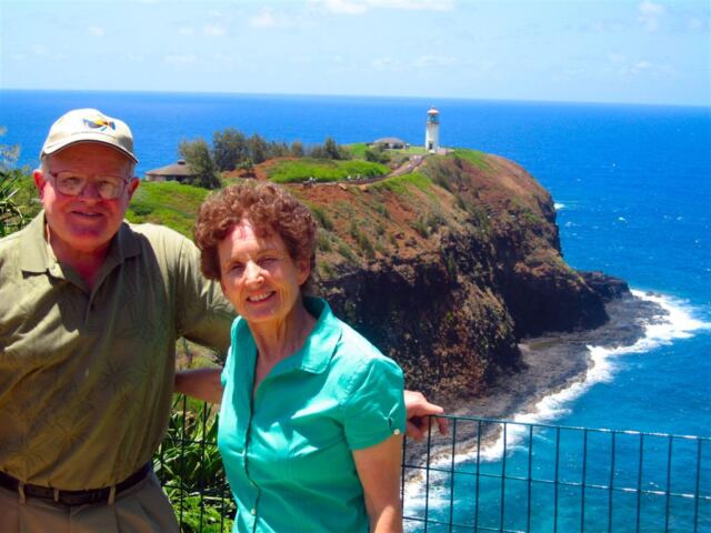 Paul and Geri and Kilauea Lighthouse