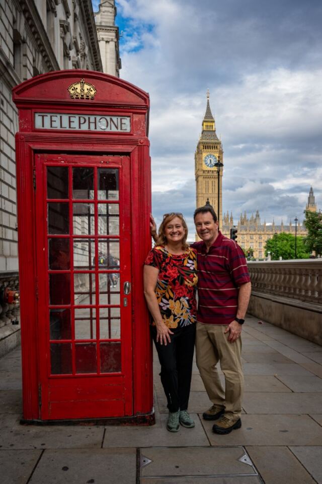 London - Red Phone Booth - Big Ben - Stephanie-Dean