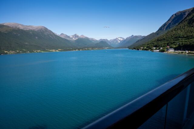 The end of the Romsdalsfjorden