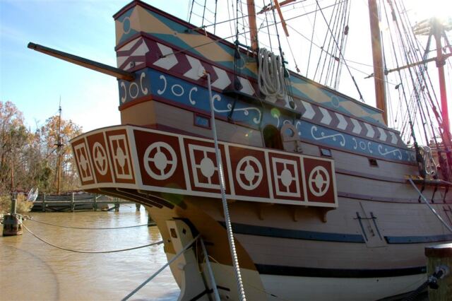 Aft deck of Susan Constant