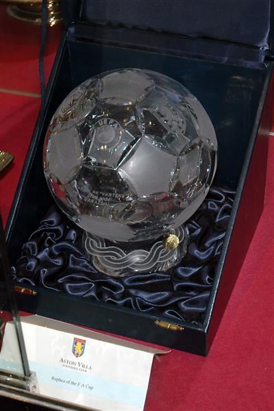 Aston Villa's FA Cup trophy