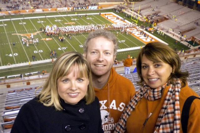 Kathy, Julian, and Rhonda - post-game