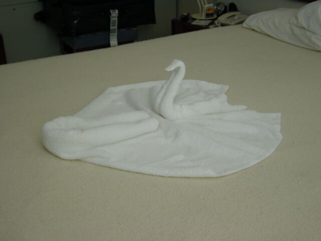 Swan towels
