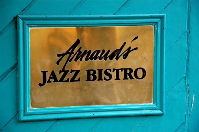 Arnaud's Jazz Bistro sign