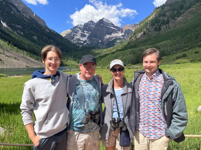 Boerne Opsahls at the Maroon Bells 1