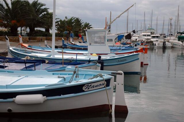 Blue boats