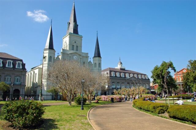 St. Louis Cathedral and Jackson Square