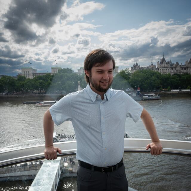 Matt in the London Eye