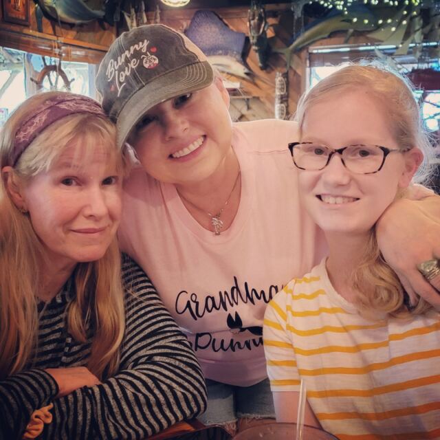LeAnn, Kathy, and Kiersten at lunch