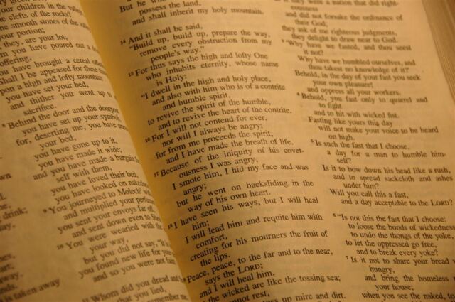 Bible in Resurrection Chapel