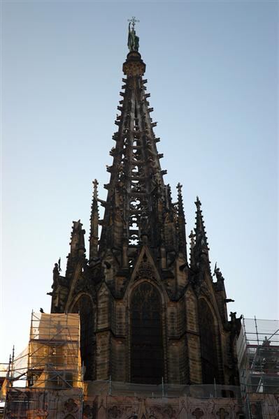 Detail of top spire