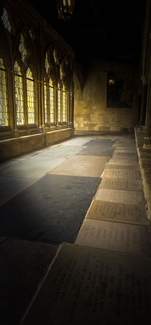 Windsor Castle - dramatic sunbeam