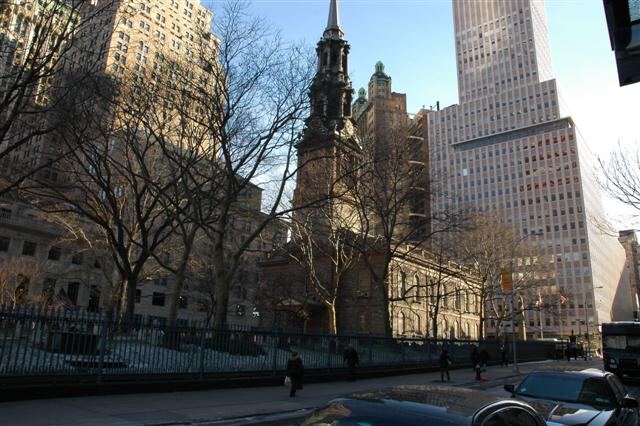 Church across from WTC (undamaged on 9-11-01)