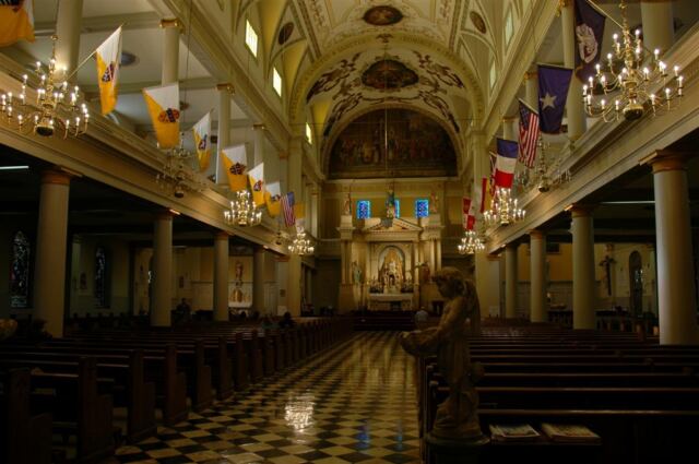 Inside St. Louis Cathedral