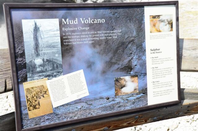 Mud Volcano sign