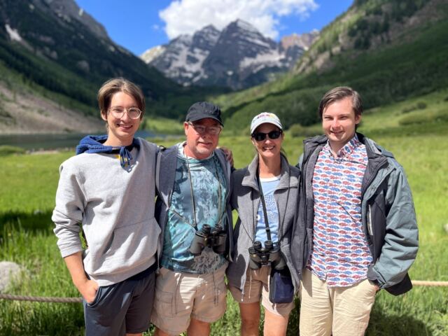 Boerne Opsahls at the Maroon Bells 2