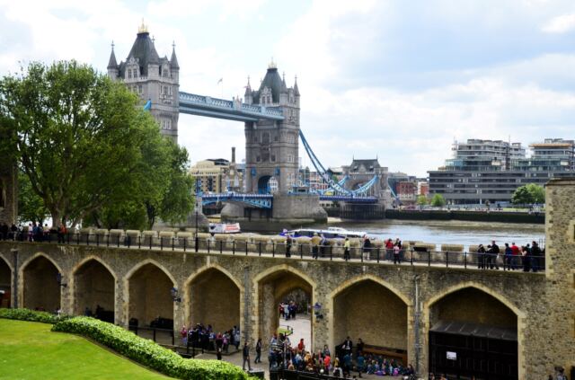 Tower Bridge from inside the Tower of London (2)