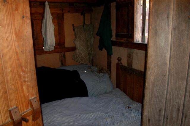 Not so fancy sleeping quarters