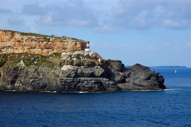 Small guns and lighthouse