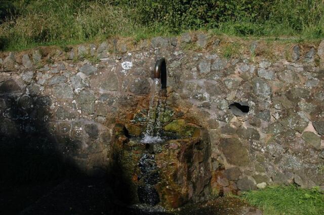Free-running Malvern spring water