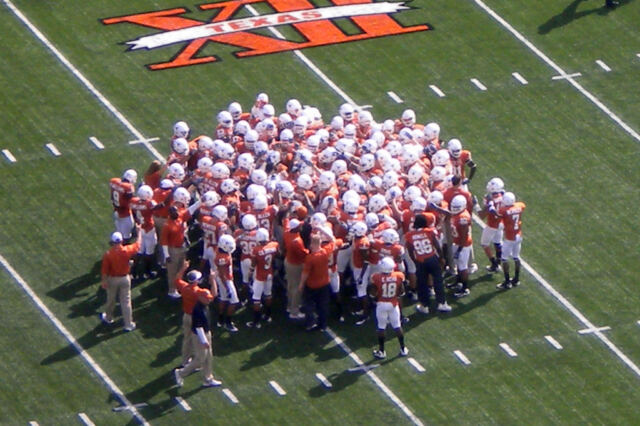 Horns meet pregame