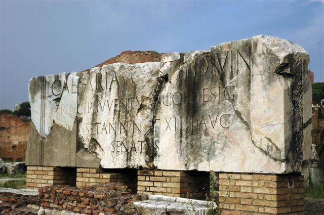 Latin carvings
