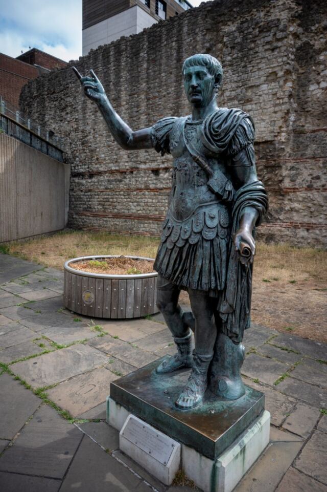 Emperor Trajan and Roman Wall