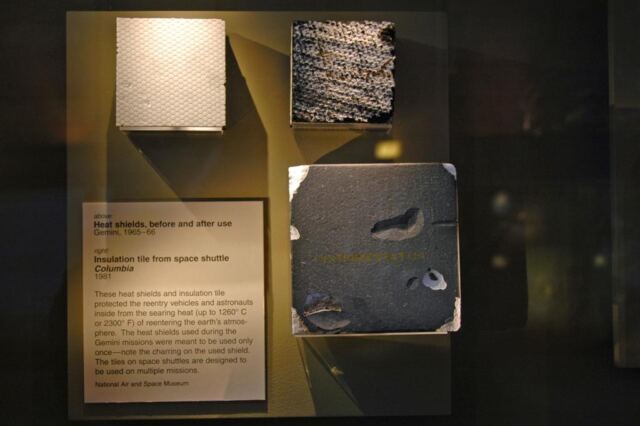 Apollo and Shuttle heat tiles